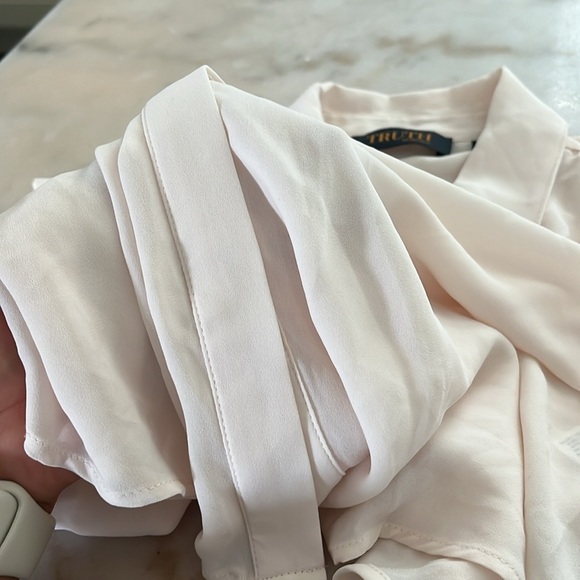 TRUTH BY REPUBLIC Sleveless Button Down Shirt Blouse Bare Pink Sz M - Picture 14 of 14